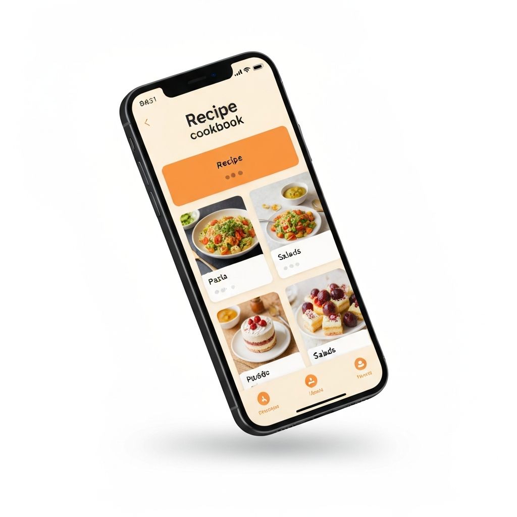 Potluck app on iPhone showing recipe collection